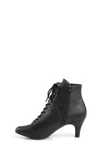 Divine-1020 Ankle Boot-Black PU