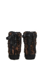 Leopard Faux Fur Booties