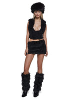 Cozy Cave Skirt Set