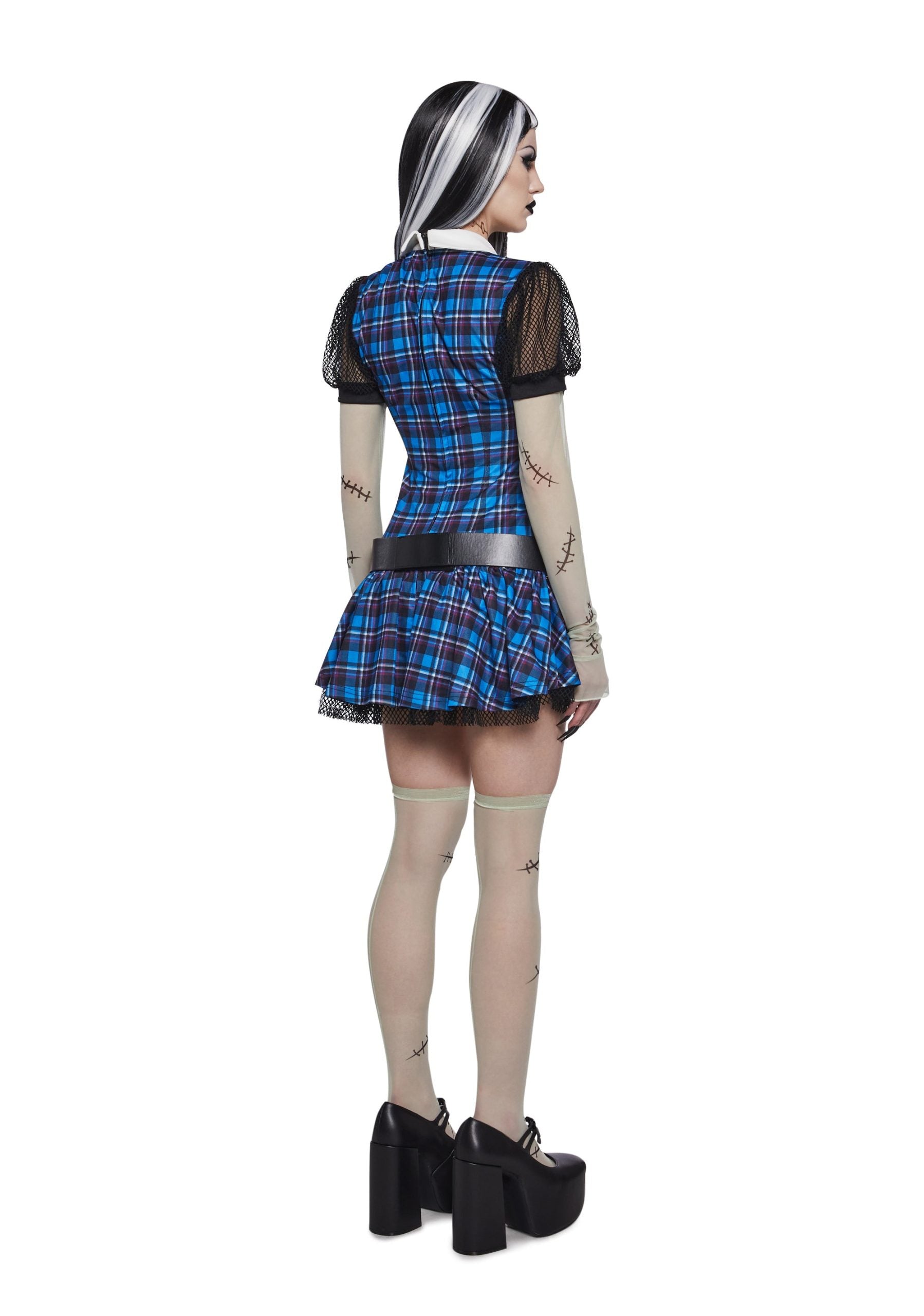 Reanimated Doll Costume And Wig Set