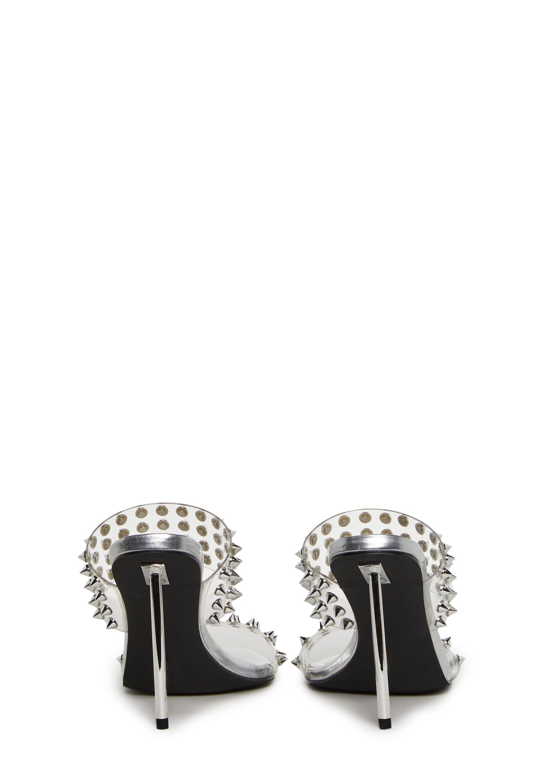 Hot Hype Spiked Mules