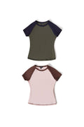 Casual Day Raglan Tee 2 Pack Set
