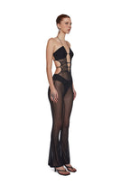 Dancefloor Nights Mesh Jumpsuit