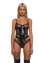 Playboy Blackout Fetish 2-Piece Set