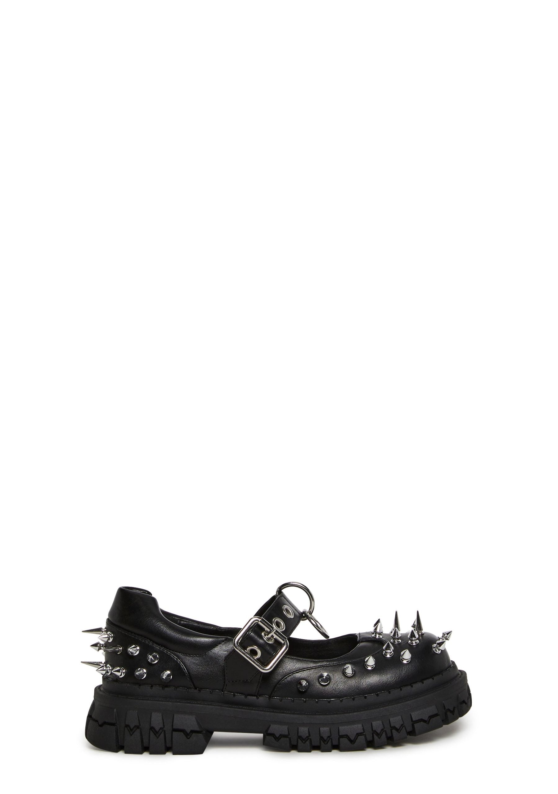 Spiked Teen Craft Mary Janes