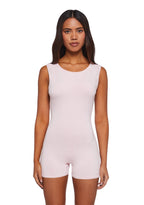 Alternate Realities Backless Romper – Pink