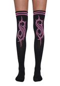 Slipknot Fan Thigh High Socks – Pink