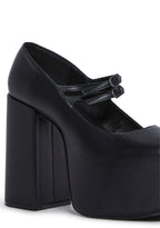 Macabre Meetup Platform Mary Janes – Black