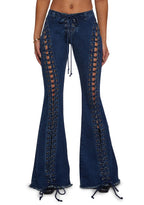 Wild Wanderer Flare Jeans – Blue
