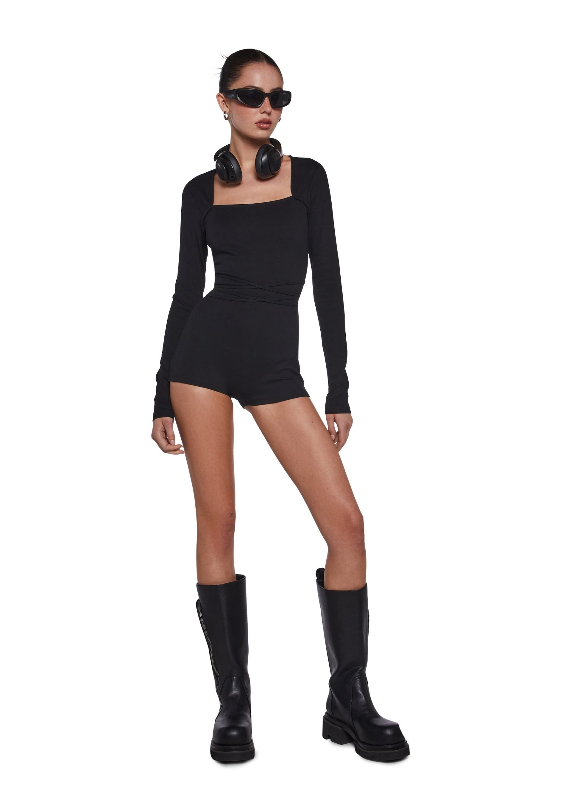 Signal Open Back Romper