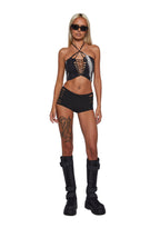 Obscure Visions Tie Dye Halter Top