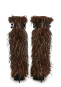Strut Era Faux Fur Lace Up Boots