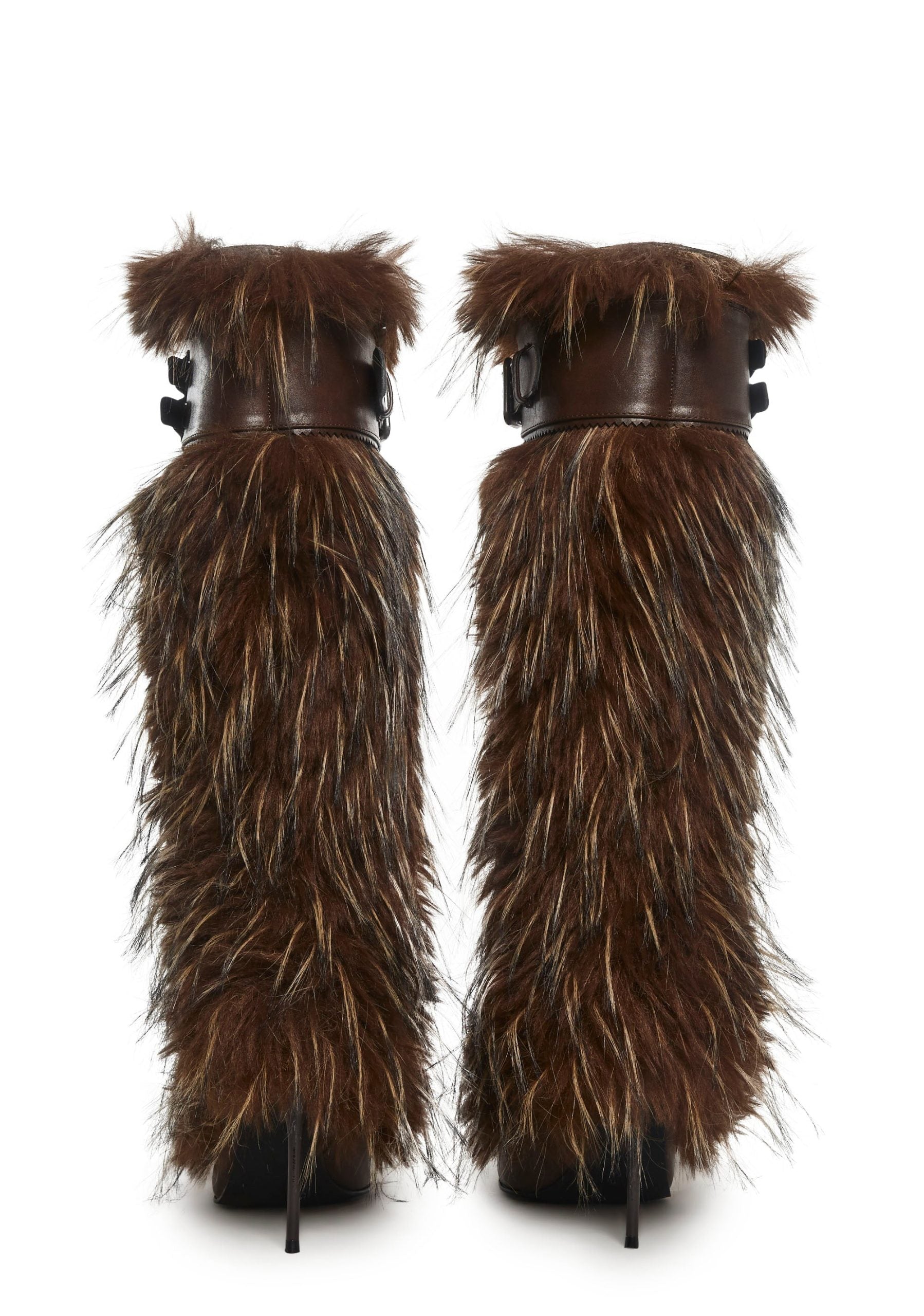 Strut Era Faux Fur Lace Up Boots