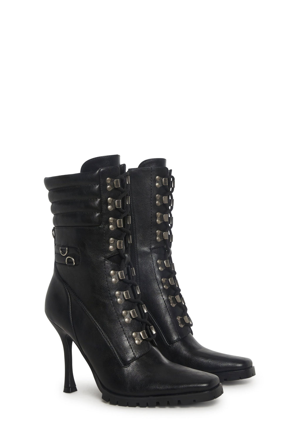 Future Frenemy Heeled Booties – Black