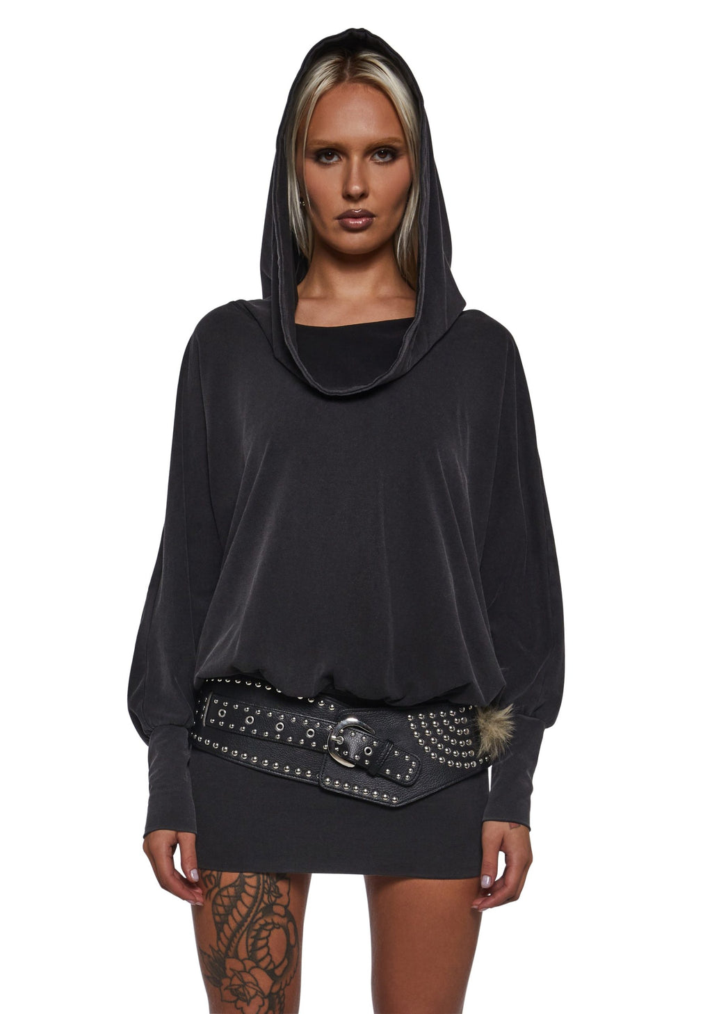 Ego Cowl Banded Mini Dress