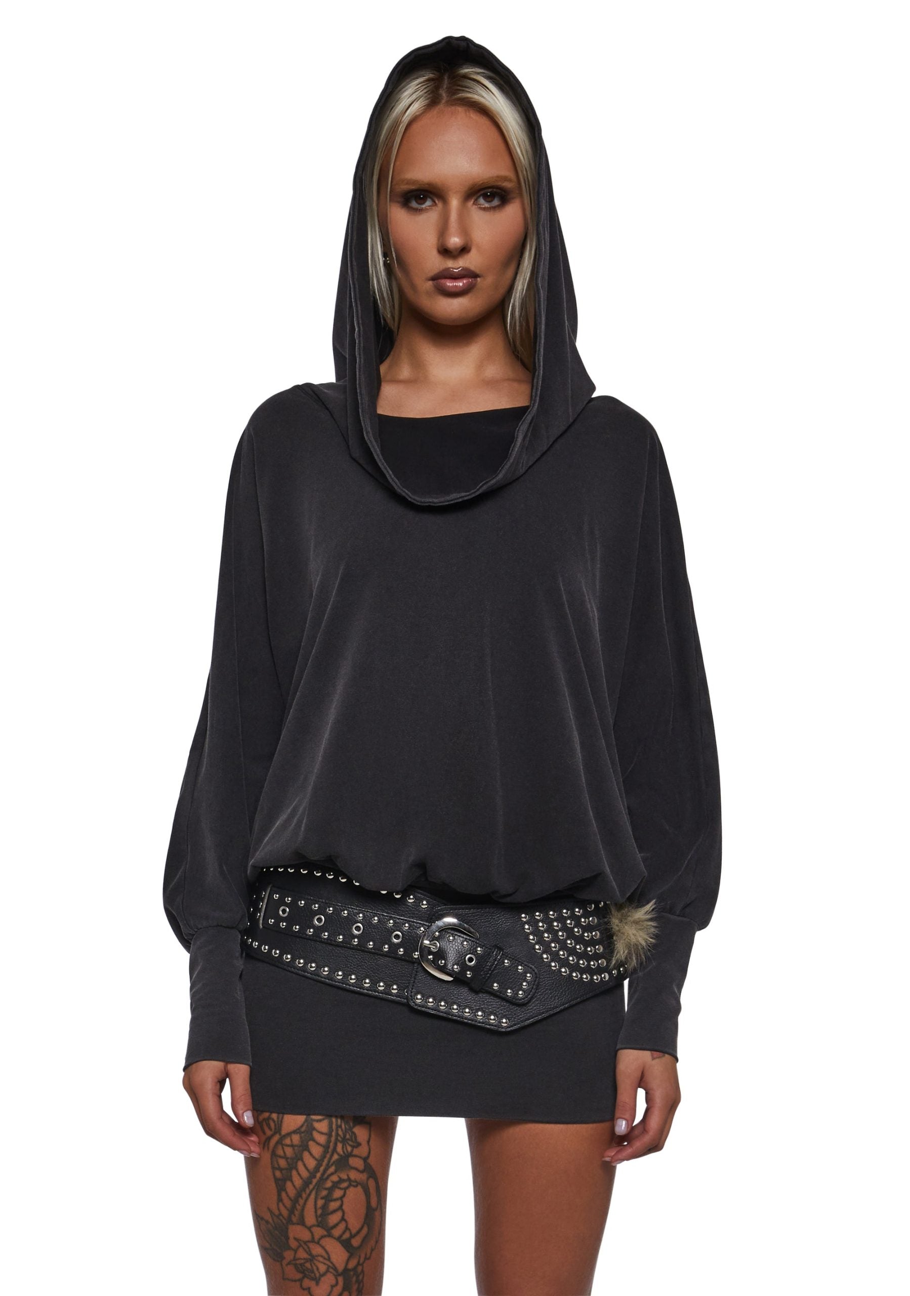 Ego Cowl Banded Mini Dress