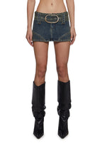 Norah Micro Skort – Denim