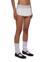 Fierce Flirt Lace Skirt – White