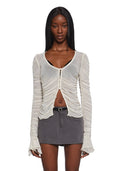 Divine Status Chiffon Blouse – Ivory