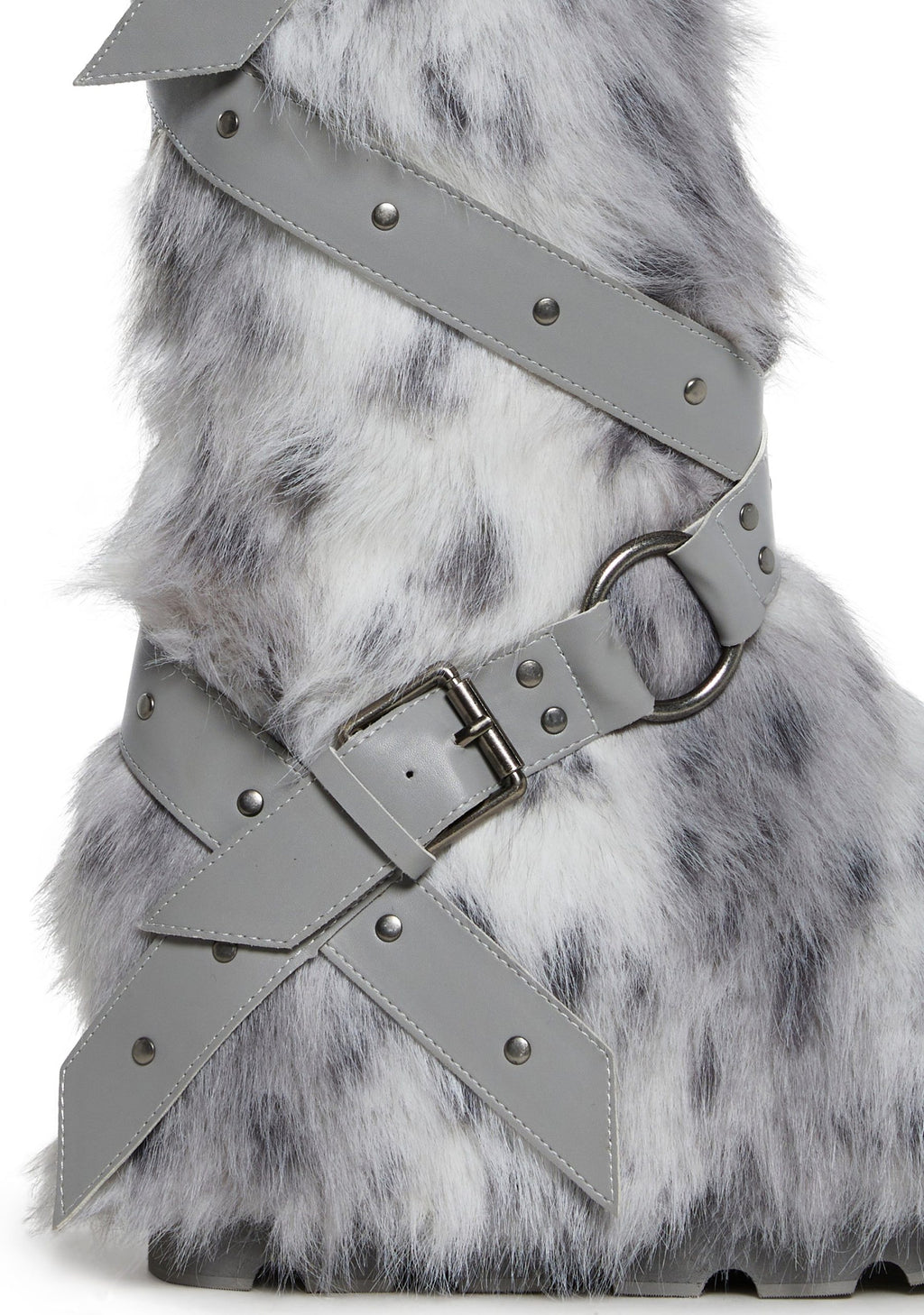 Wild Instincts Faux Fur Boots – White