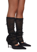 Just Like Me Leg Warmer Pumps