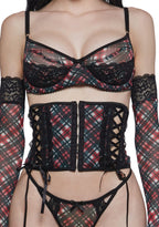 Plaid For You Lingerie Set