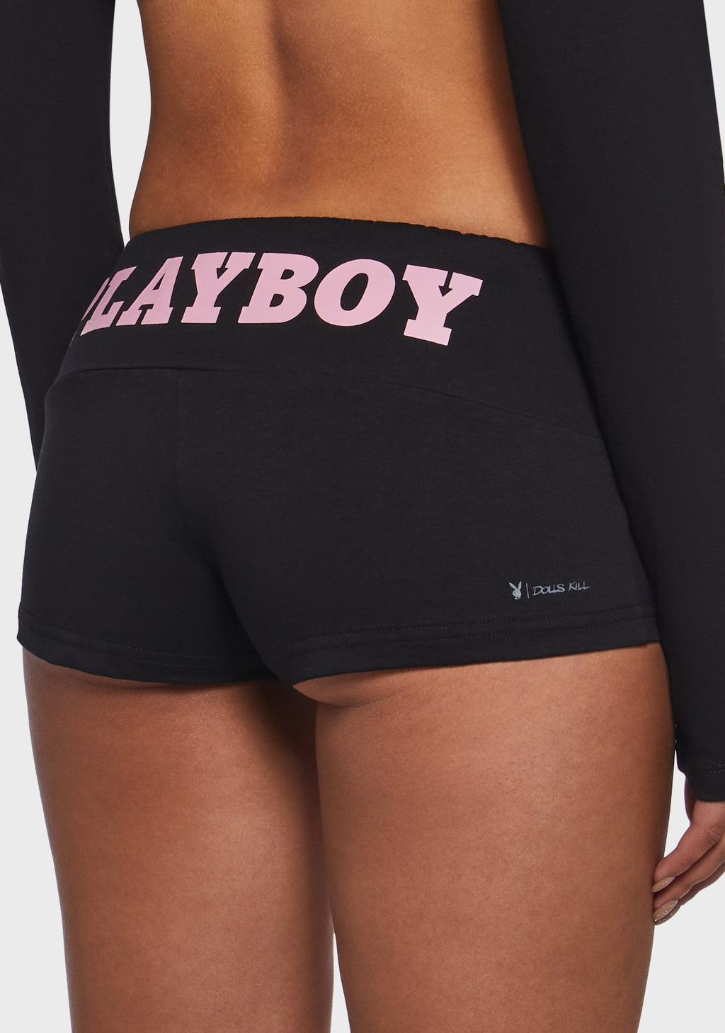 Playboy Mini Shorts – Black