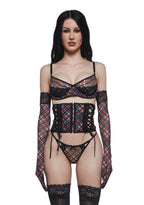 Plaid For You Lingerie Set