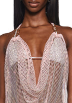 Dance Beats Cowl Top
