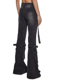 Level Up Cargo Fitted Jeans – Black