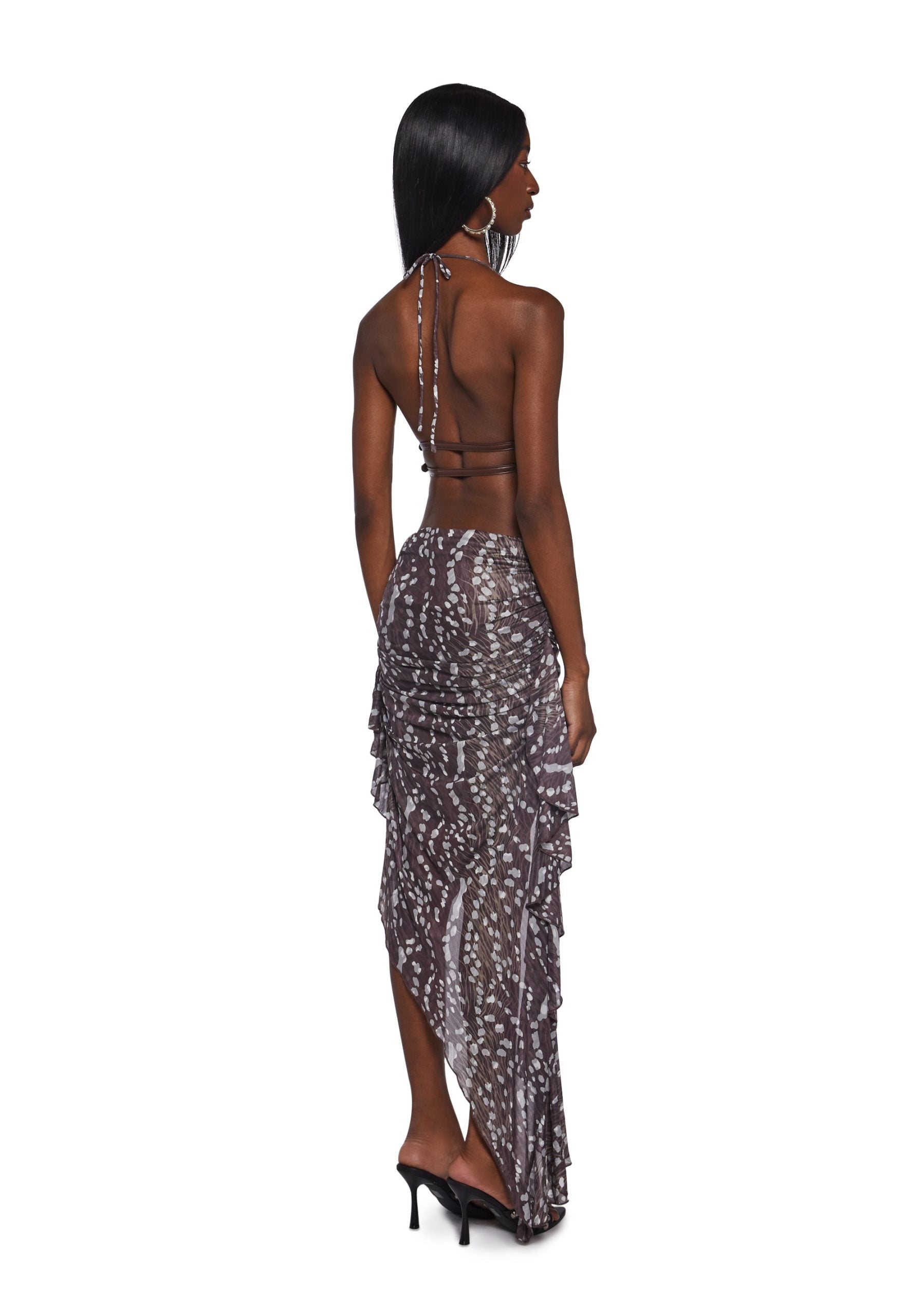 Mirage Beats Asymmetrical Print Dress
