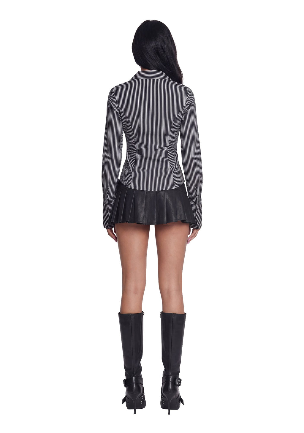 Viral Takeover Mini Skirt – Black