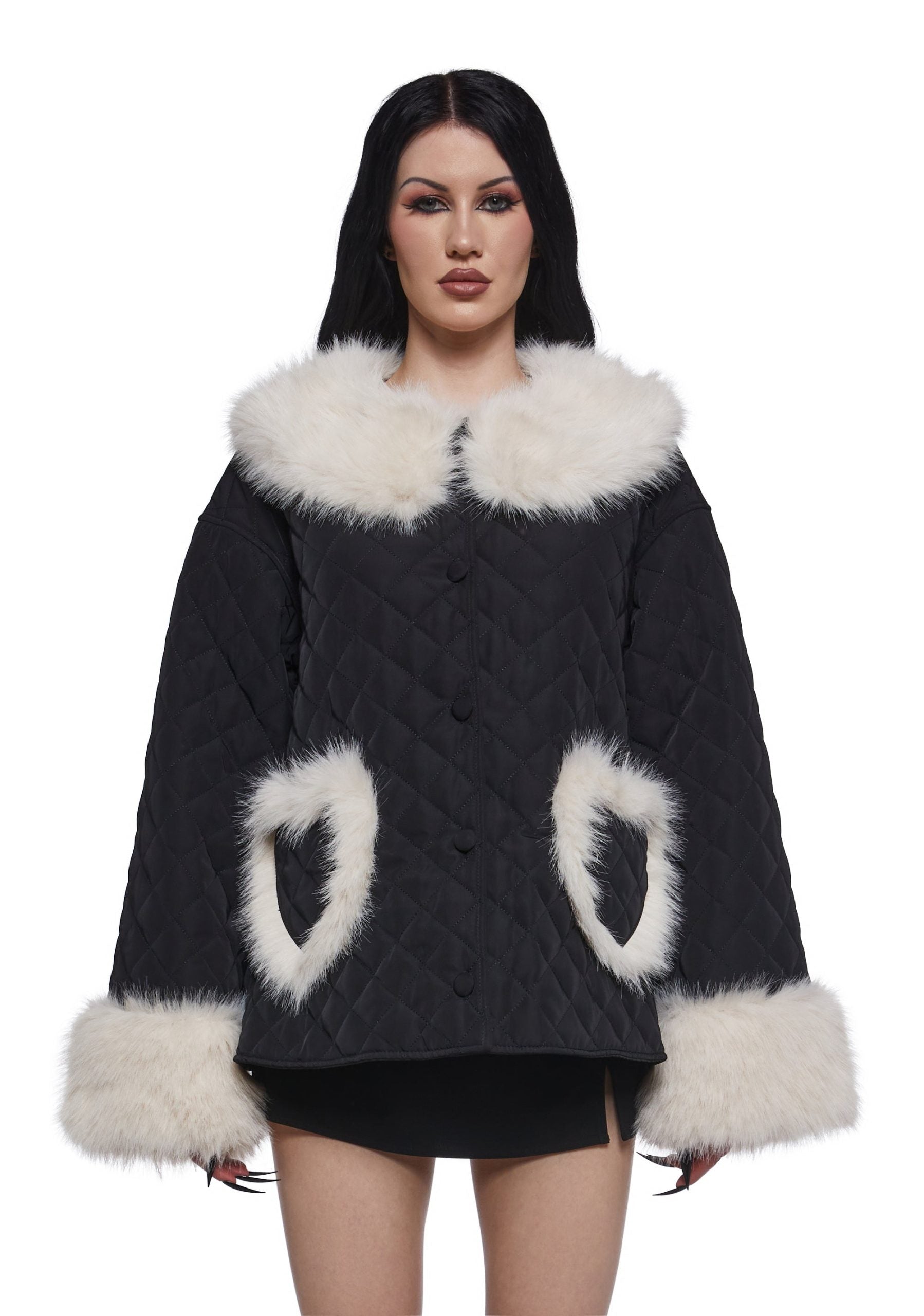 Humbug Season Quilted Coat