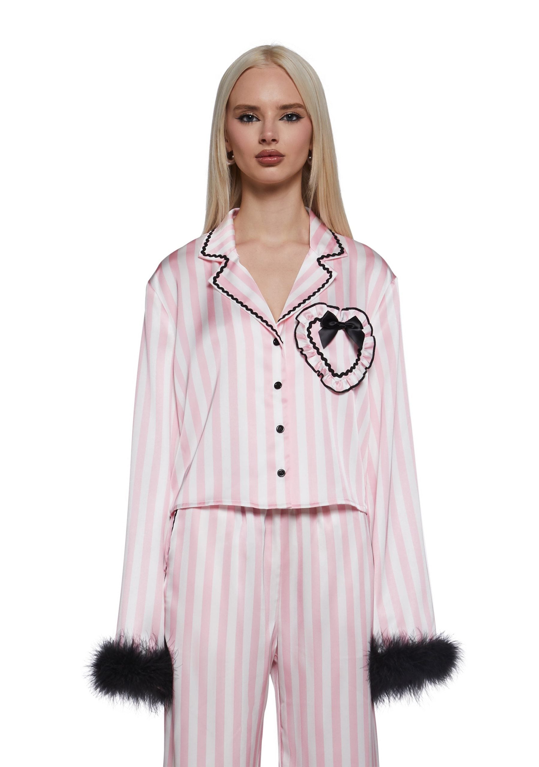 Retro Cutie Satin Sleep Shirt