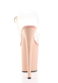 Flamingo-808 Platform Ankle Strap Sandals-Blush