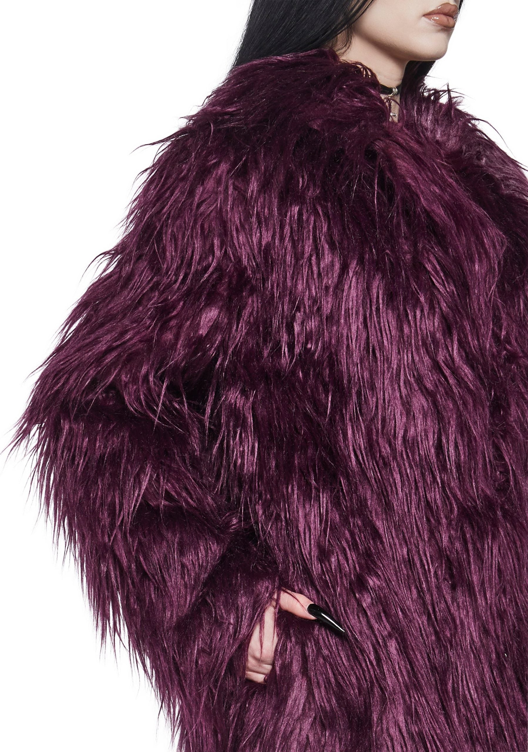 Grim Grace Shag Faux Fur Jacket