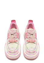 Kaleidoscopic Platform Trainers – Rainbow