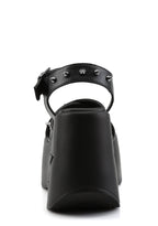 Dynamite-02 Platform Wedge Ankle Strap Sandals