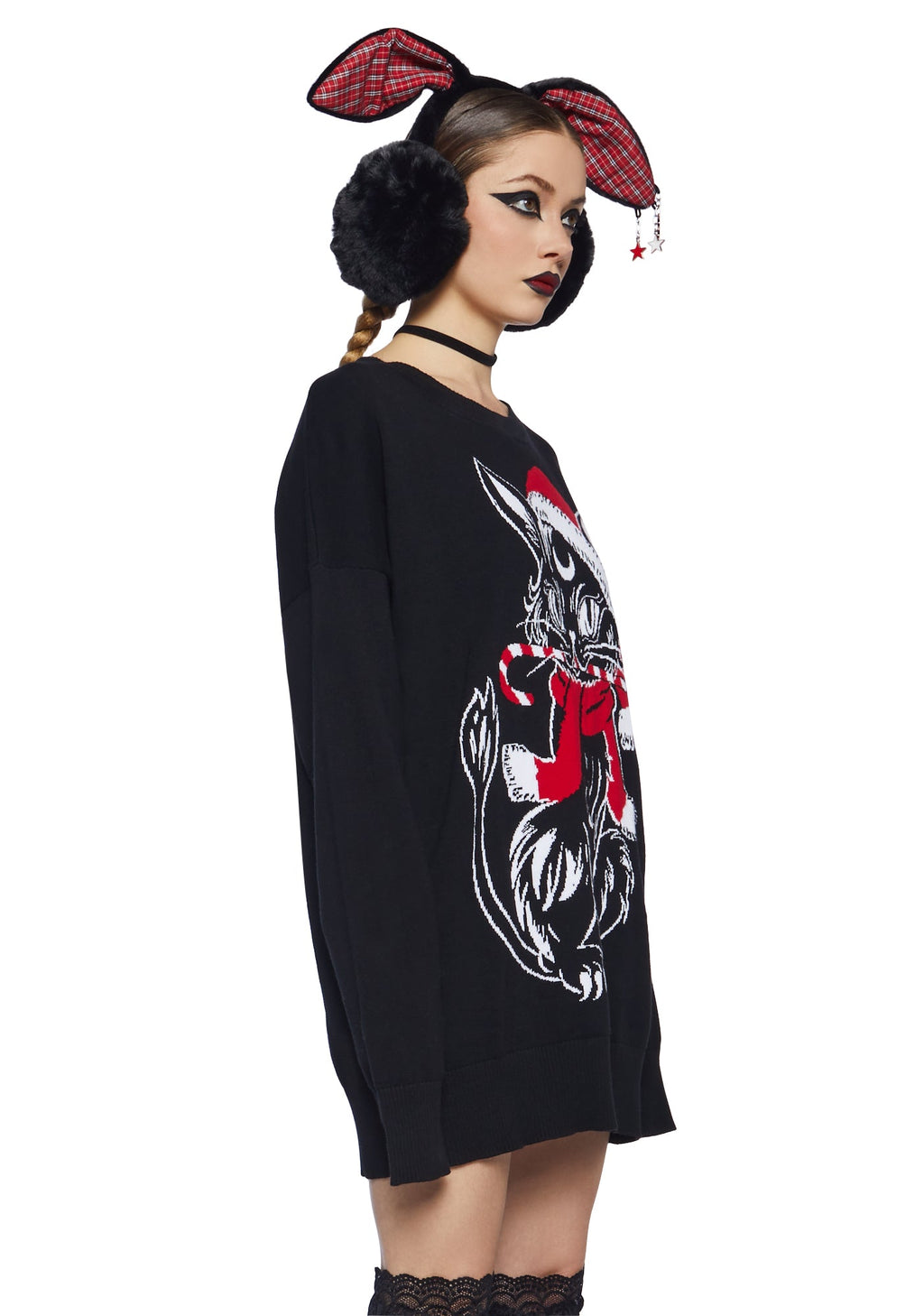 Purrfect Present Oversized Sweater