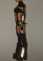 Digital Lands Bodysuit And Leg Warmers Set
