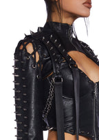 Downbeat Spiked Shrug
