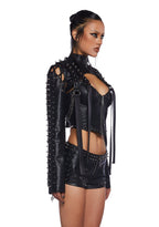 Downbeat Spiked Shrug
