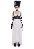 Reanimated Bride Premium Costume And Wig Set