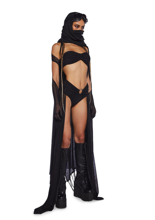 Celestial Haze Wrap Top