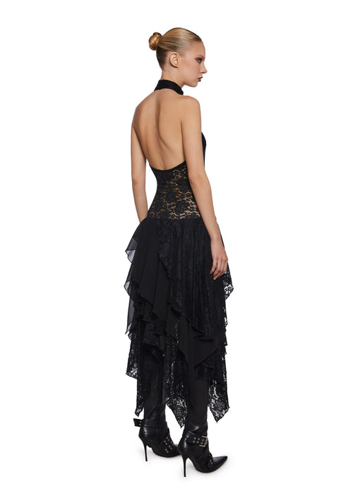 Assertive Beauty Lace Midi Dress