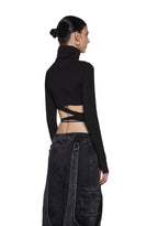 Warp Long Sleeve Wrap Top