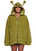 In Your Orbit Hooded Sherpa Jacket