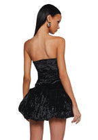 Lustrous Love Velvet Mini Dress