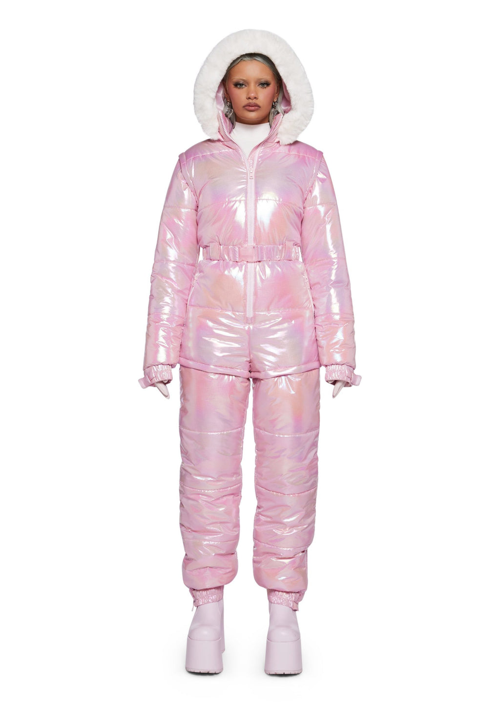 Frosted Glow Iridescent Snowsuit