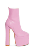 Pretty Prim Ankle Boots – Pink